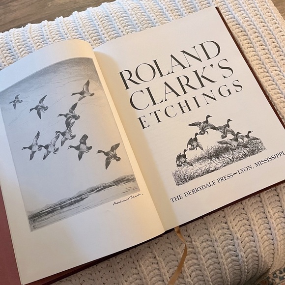 ♥️Roland Clark’s Etchings 1990 Derrydale Press 1/2,500 Ltd Edition Hardback♥️ - Picture 4 of 16